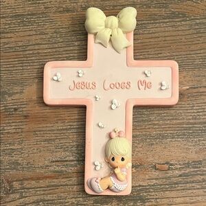 Precious Moments “Jesus Loves Me” Cross